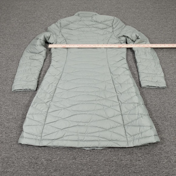 Patagonia Fiona Parka Coat Womens Medium Gray Lightweight Down Puffer Warm - Picture 8 of 14